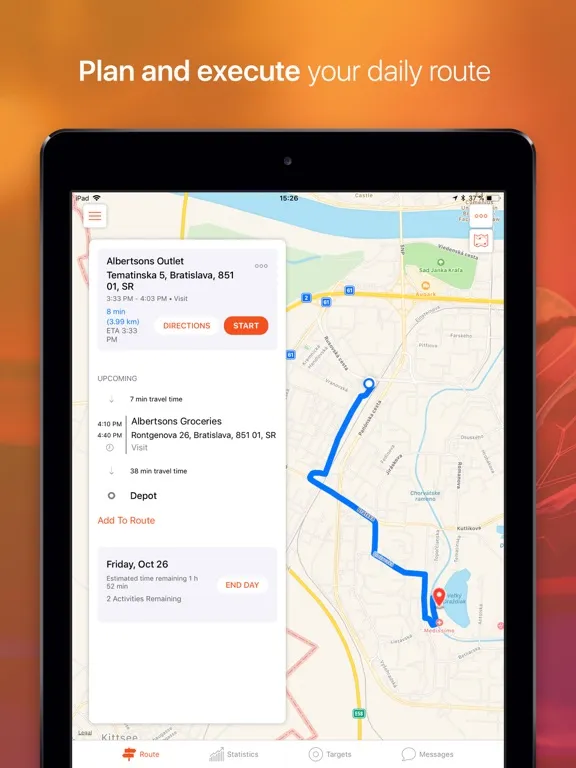 AFS Retail Execution 7.2 iPad  स्क्रीनशॉट